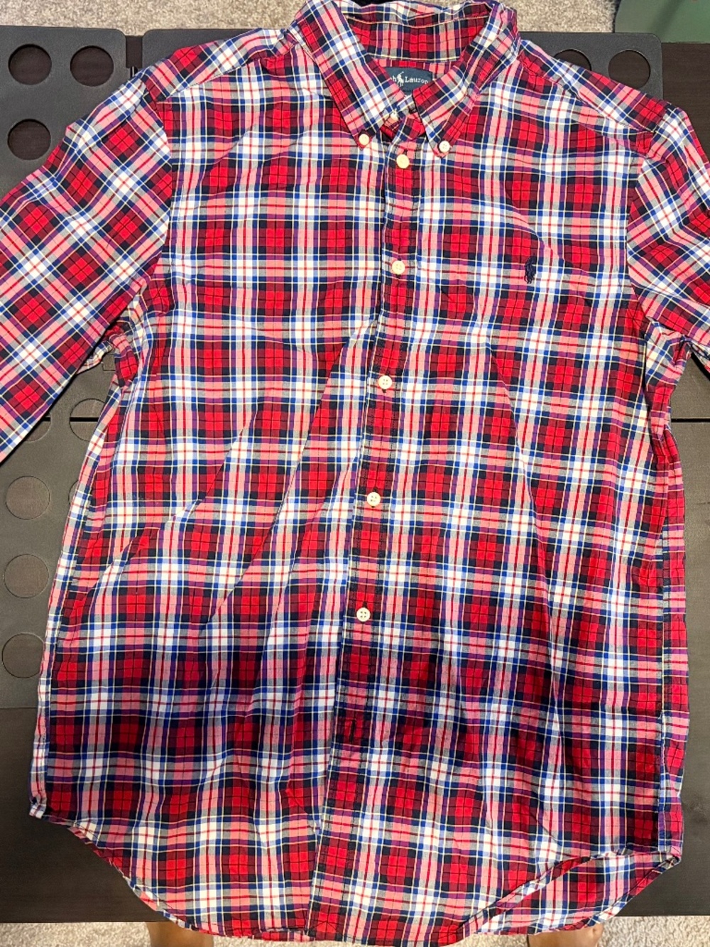 Polo Ralph Lauren Boys Multi Color Button Up 18-20 (XL